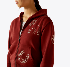 Ariat Youth Spiffy Full Zip Sweatshirt